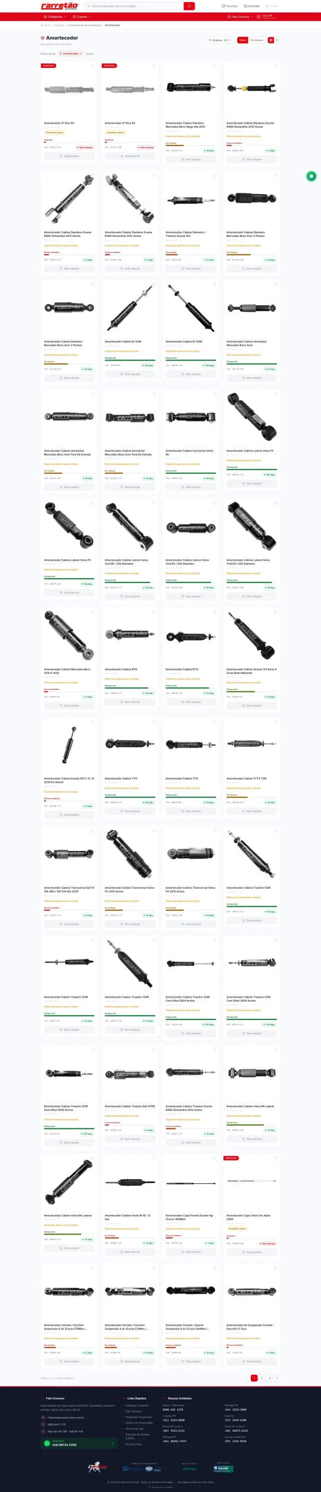 Autopecas Carretao - site preview