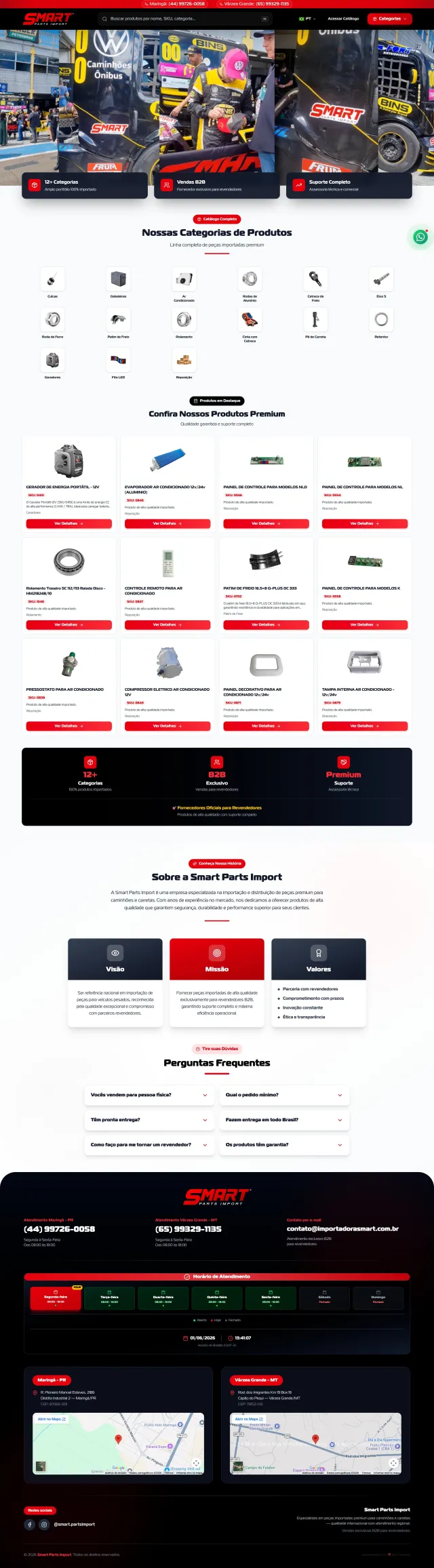 Smart Parts Import - site preview